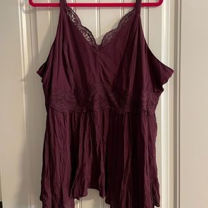 Torrid Lace Blouse Tank